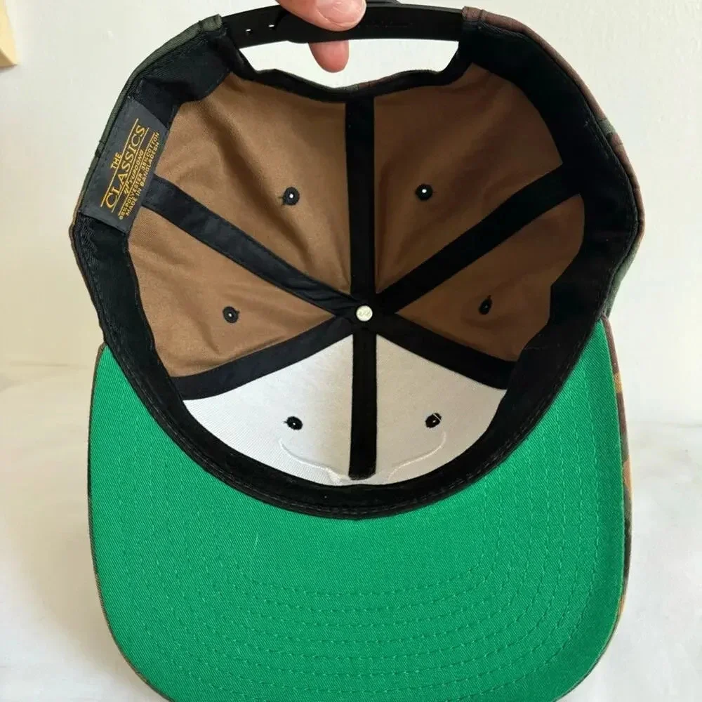 Yupoong The Classics LONGHORN SKULL Camouflage Adjustable Snapback Cap ‎ for Men - Picture 5 of 7